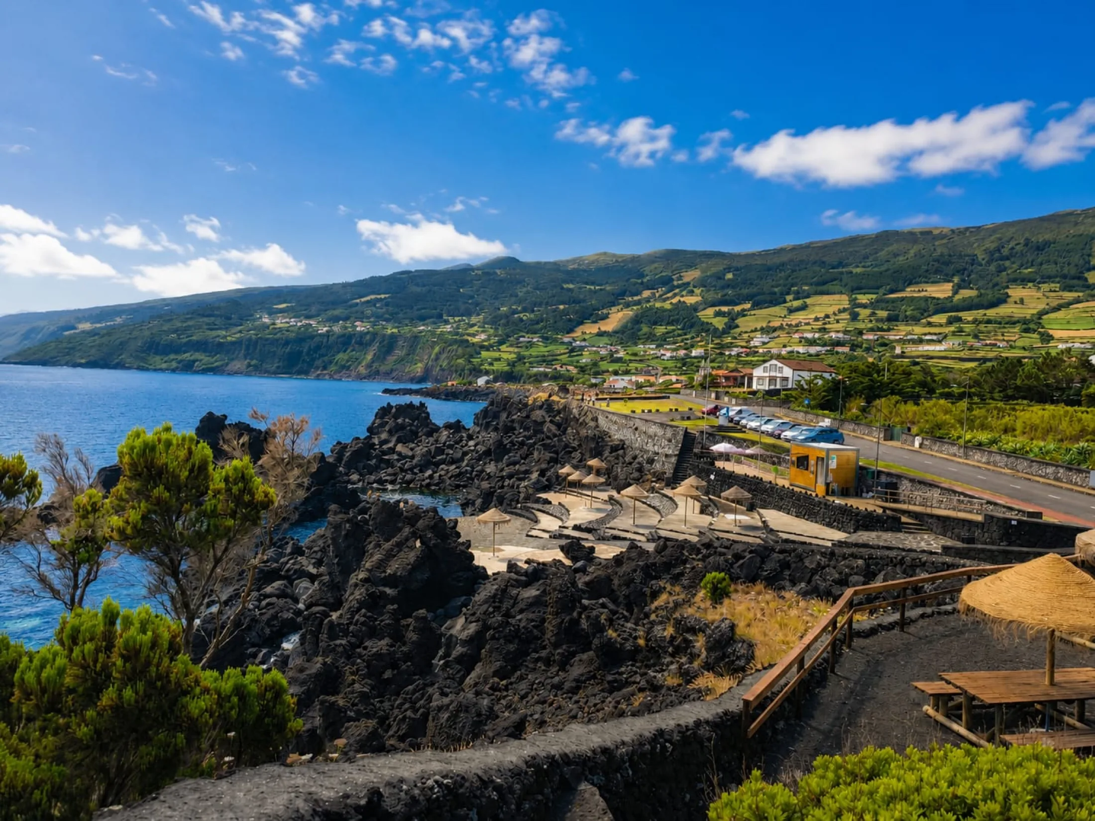 Piscinas naturais das Poças em São Roque do Pico
